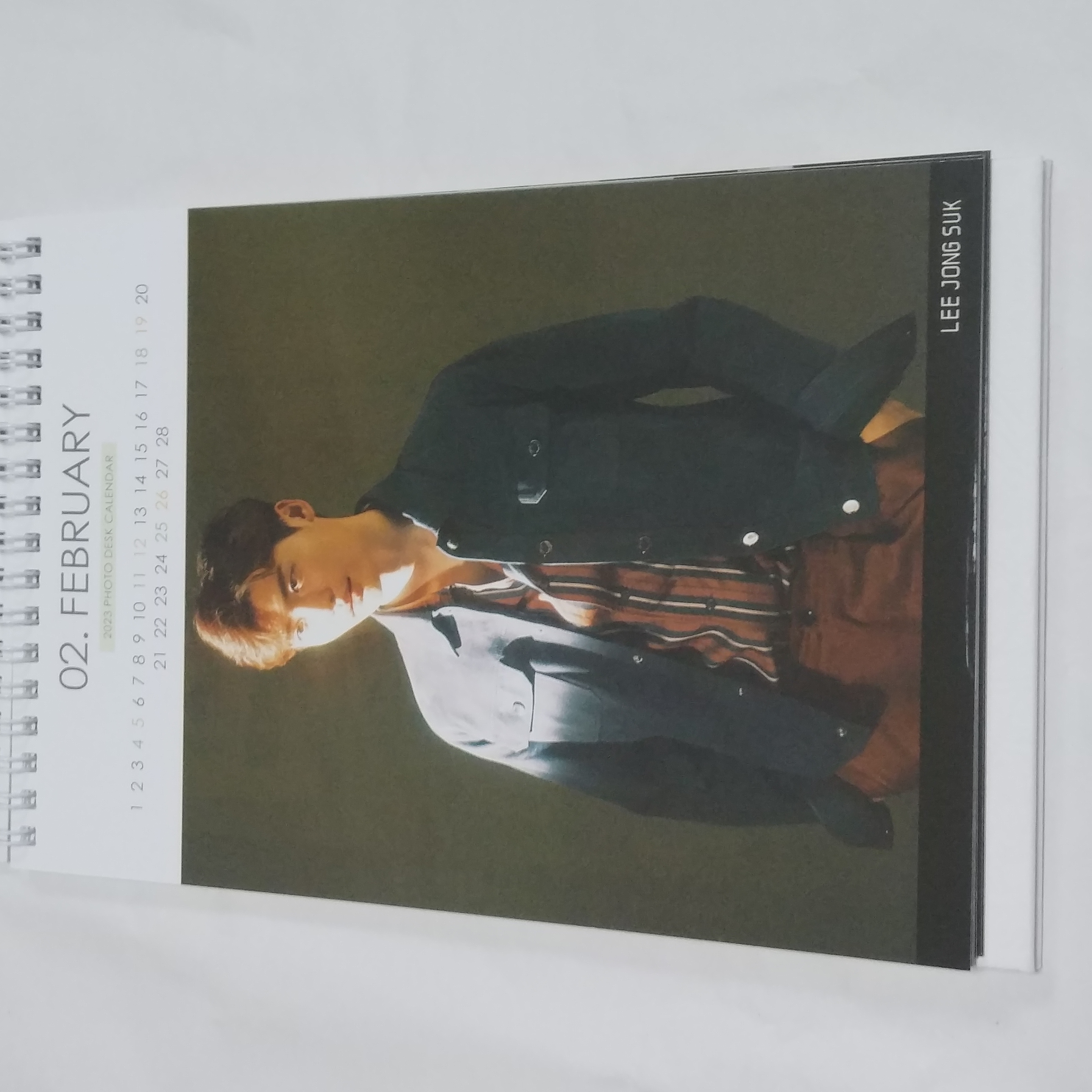 Lee Jong Suk JongSuk Photo Desk Calendar 2022 2023 Calender