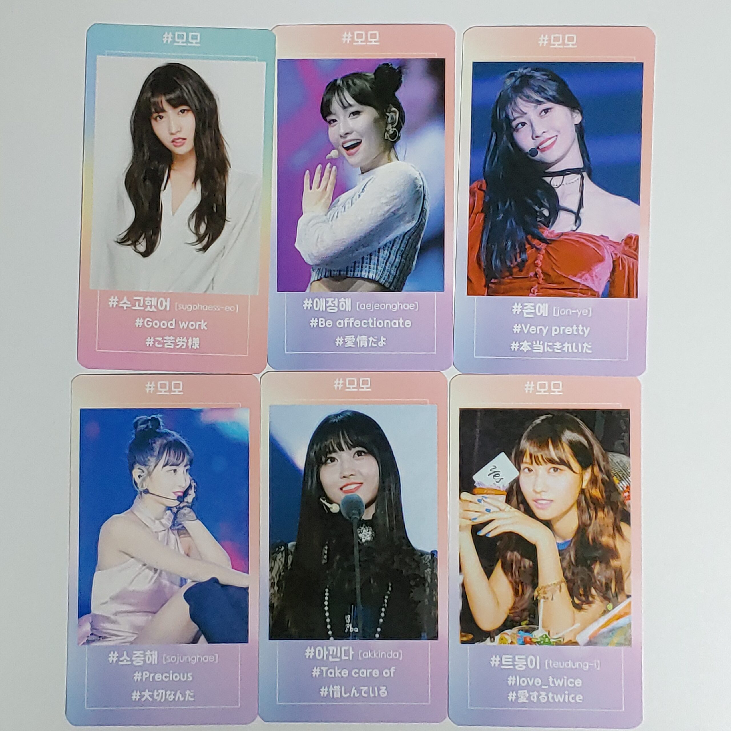 twice-momo-photo-hashtag-card-learn-korean-english-japanese-word-card ...